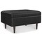 Simplihome Shay 34"Mid Century Modern Square Storage Ottoman Faux Leather